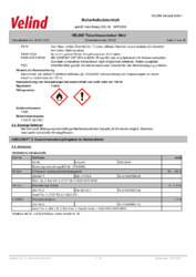 VELIND Aerosol GmbH Sicherheitsdatenblatt gemäß Verordnung (EG) Nr. 1907/2006 VELIND Türschlossenteiser 50ml